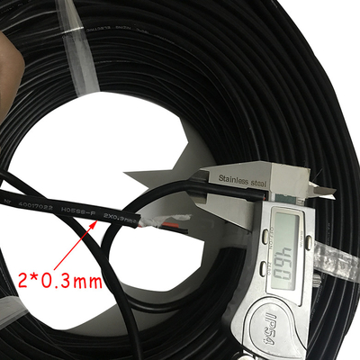 метр гибкого кабеля 100 2x1mm резиновый изолированный/крен для радиотехнической аппаратуры