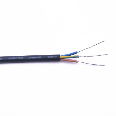 3X0.75mm2 резиновый обшитый гибкий кабель кабеля H05RN-F EPR CSP