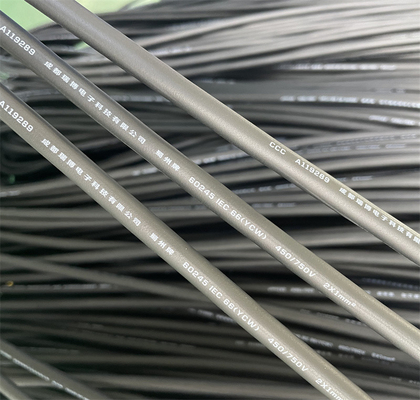Проводник меди IEC 66 (YCW) 2*1mm изолированного кабеля изоляции 200% резиновый