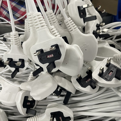 Силовой кабель PVC корабля чистый медный со штепсельной вилкой